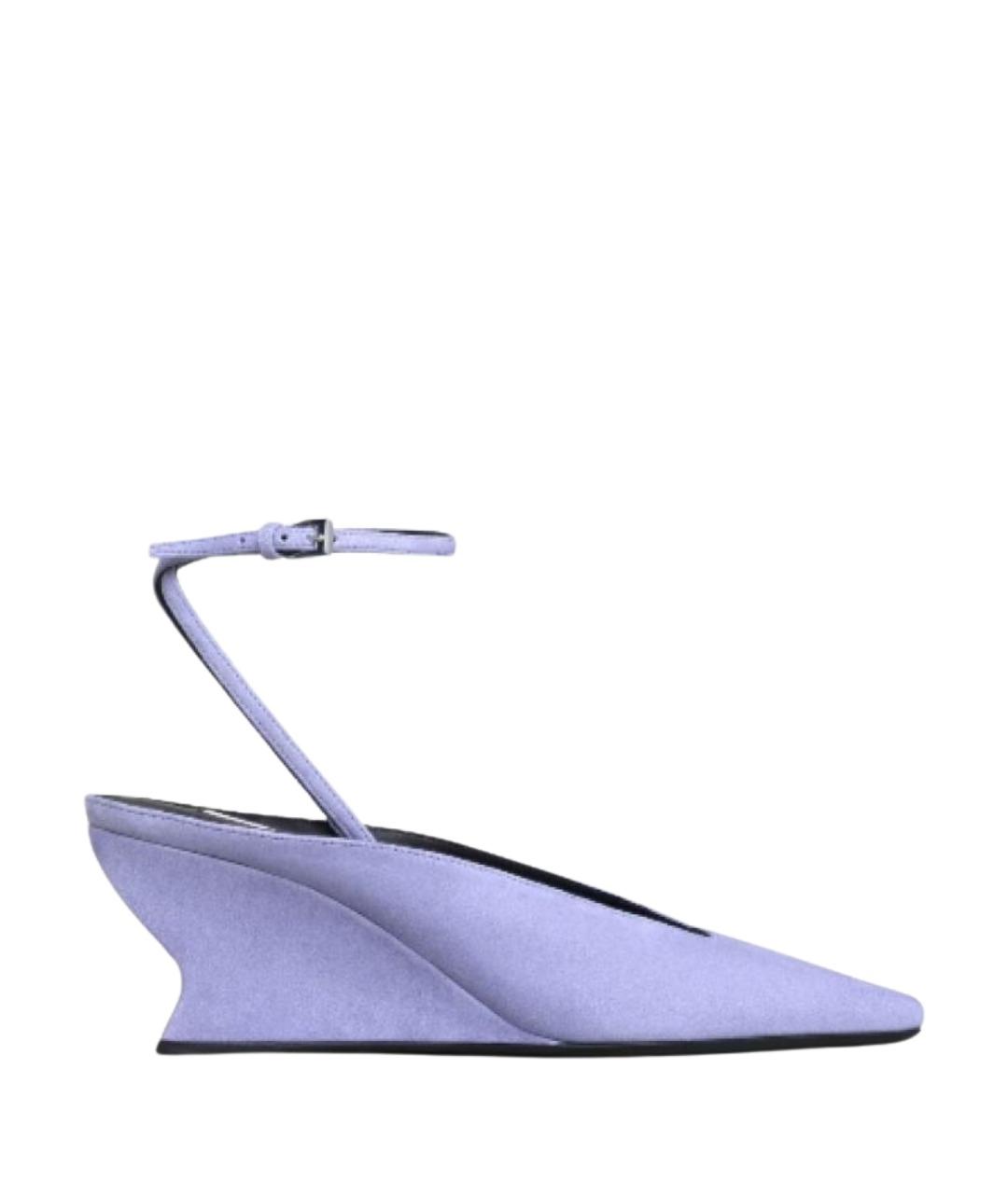 ALAIA Фиолетовые замшевые туфли, фото 1