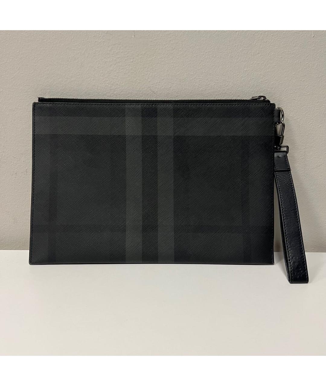 BURBERRY Антрацитовая папка для документов, фото 3