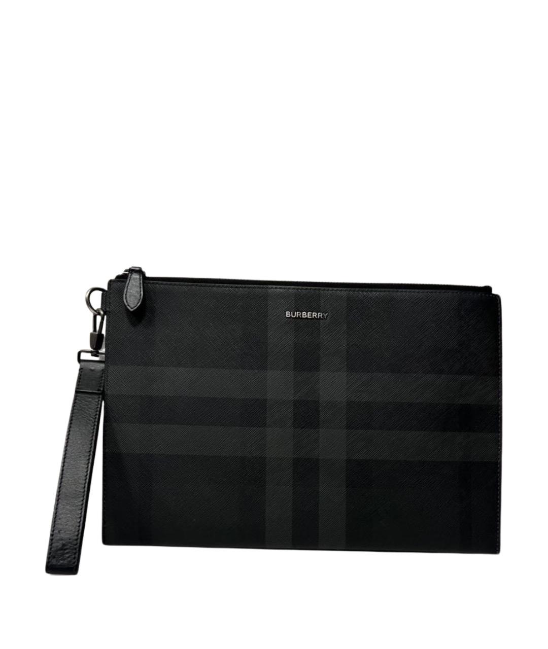 BURBERRY Антрацитовая папка для документов, фото 1