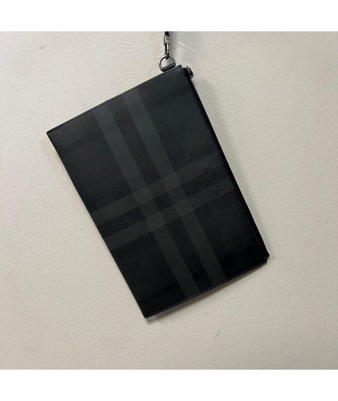 BURBERRY Антрацитовая папка для документов, фото 2