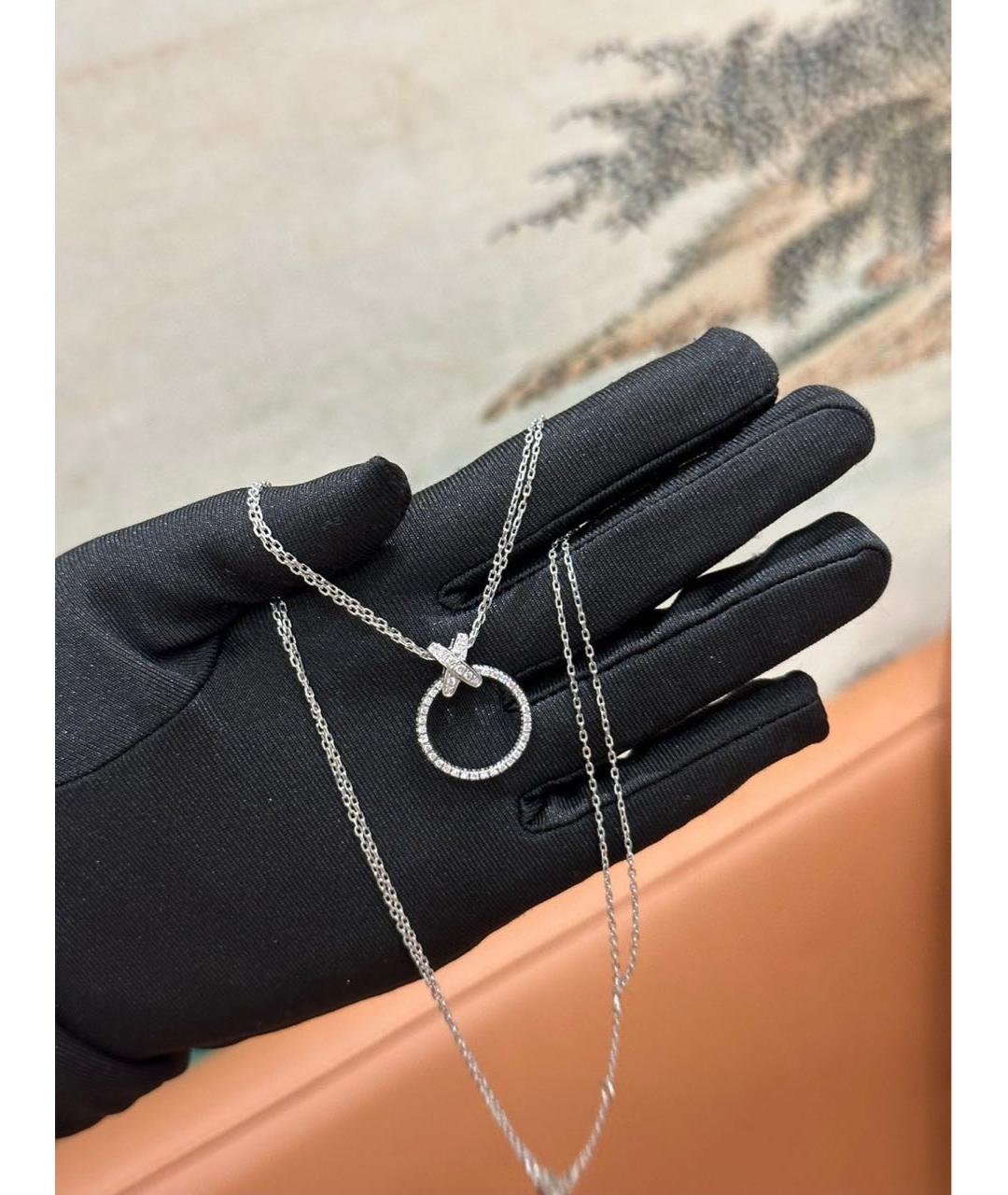 CHAUMET Белое колье из белого золота, фото 3