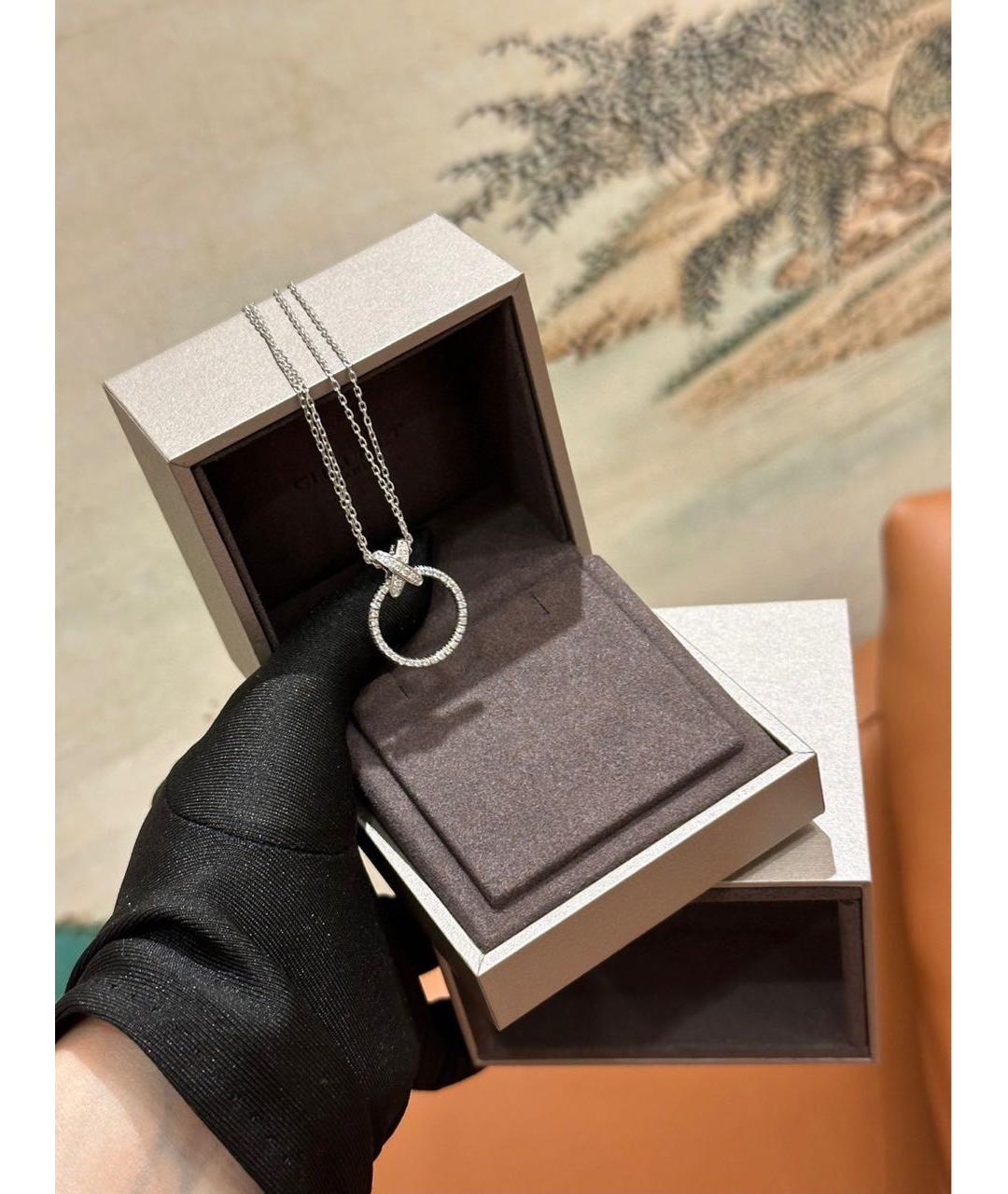 CHAUMET Белое колье из белого золота, фото 2