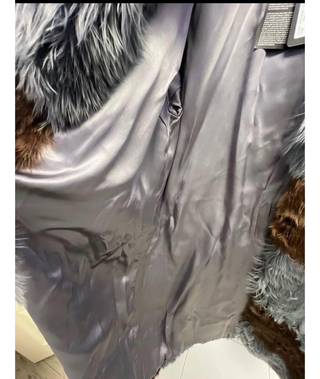 DOLCE&GABBANA Коричневая меховая шуба, фото 5