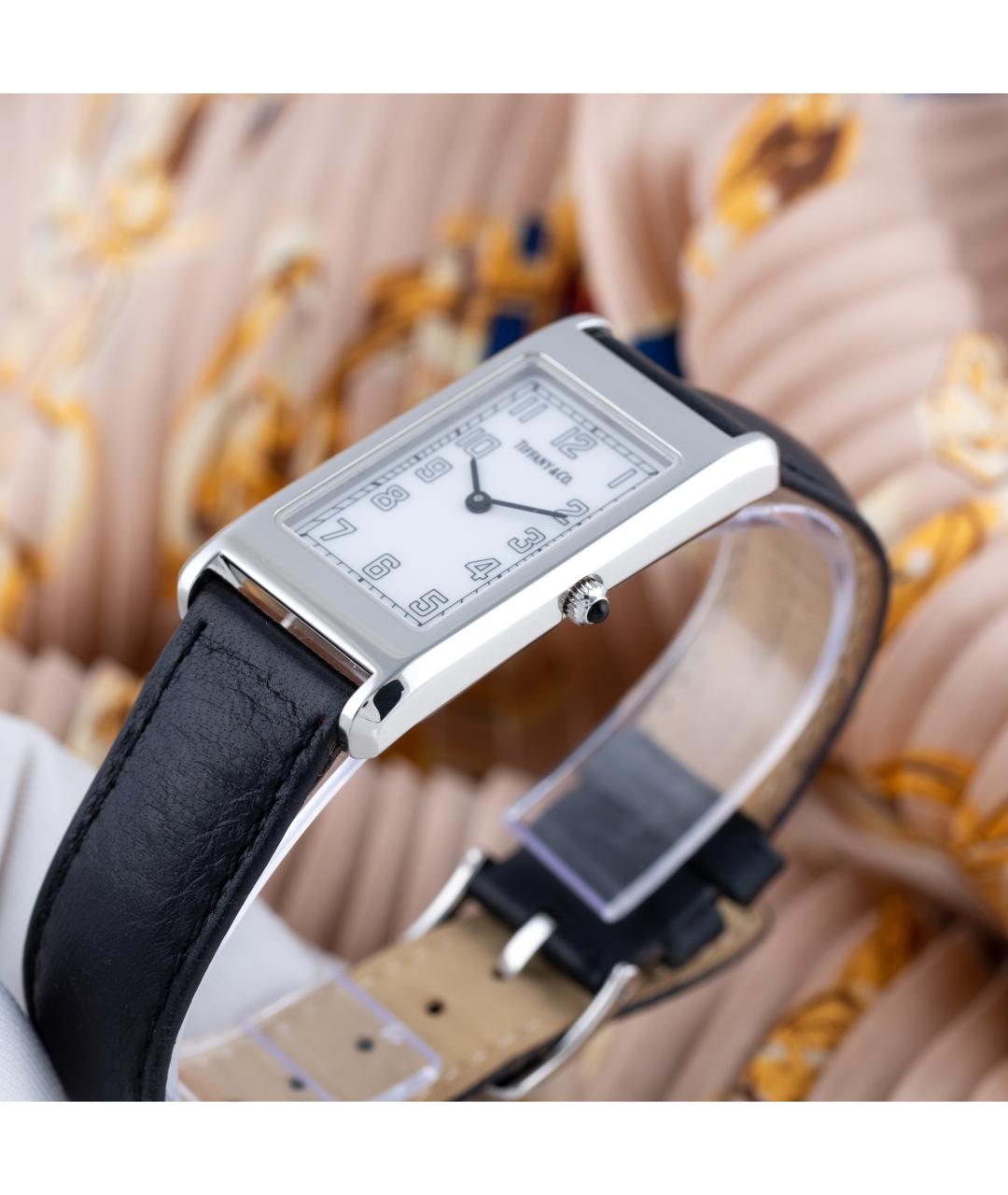 TIFFANY&CO Белые металлические часы, фото 3
