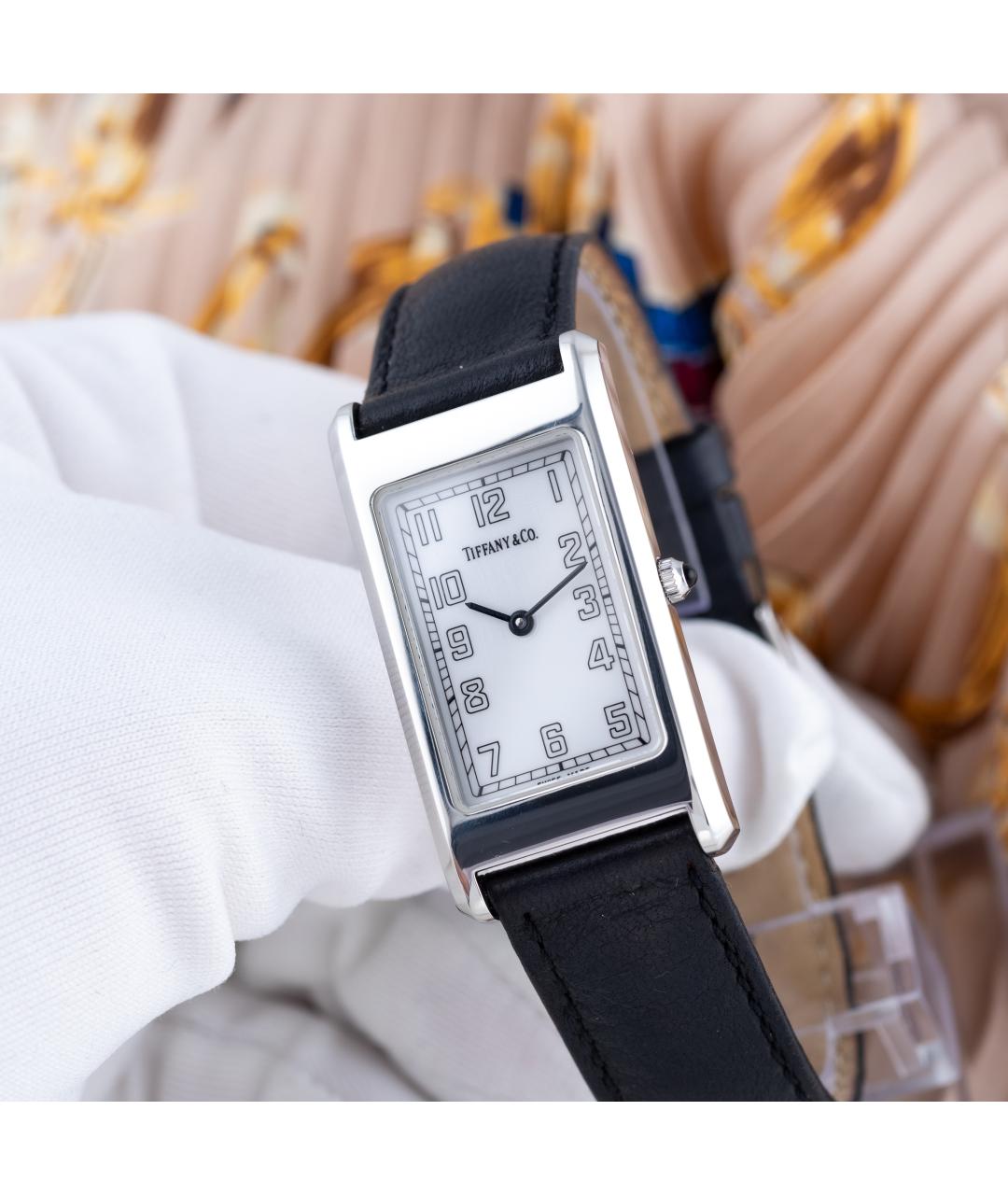 TIFFANY&CO Белые металлические часы, фото 4