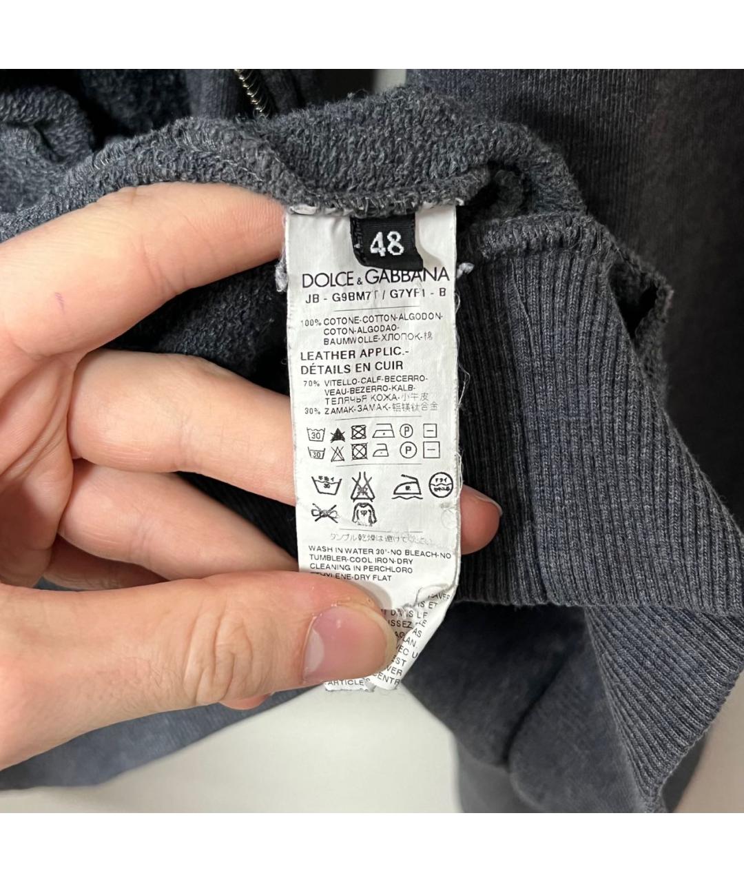 DOLCE&GABBANA Антрацитовый кардиган, фото 5