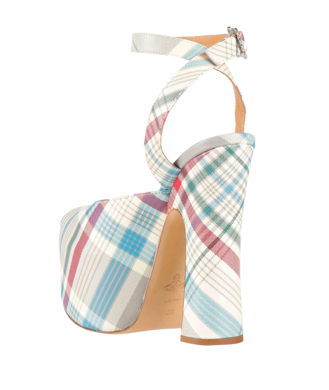 VIVIENNE WESTWOOD Мульти кожаные босоножки, фото 4