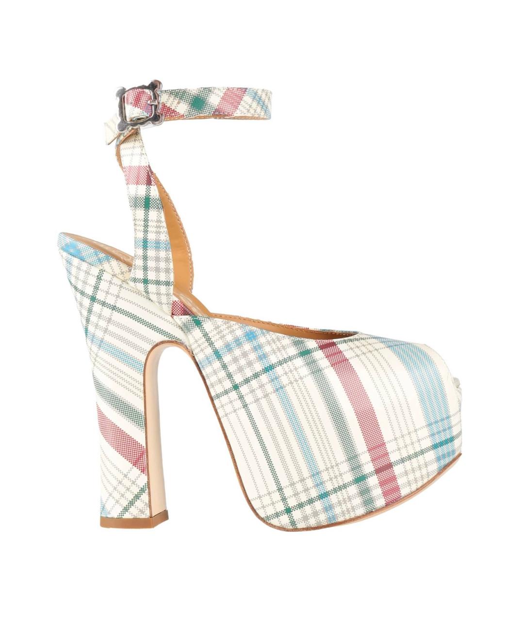 VIVIENNE WESTWOOD Мульти кожаные босоножки, фото 10