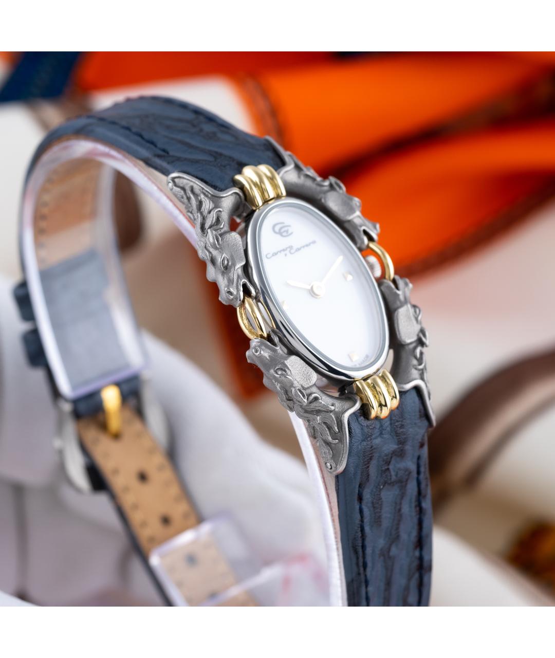 CARRERA Y CARRERA Синие часы из желтого золота, фото 6