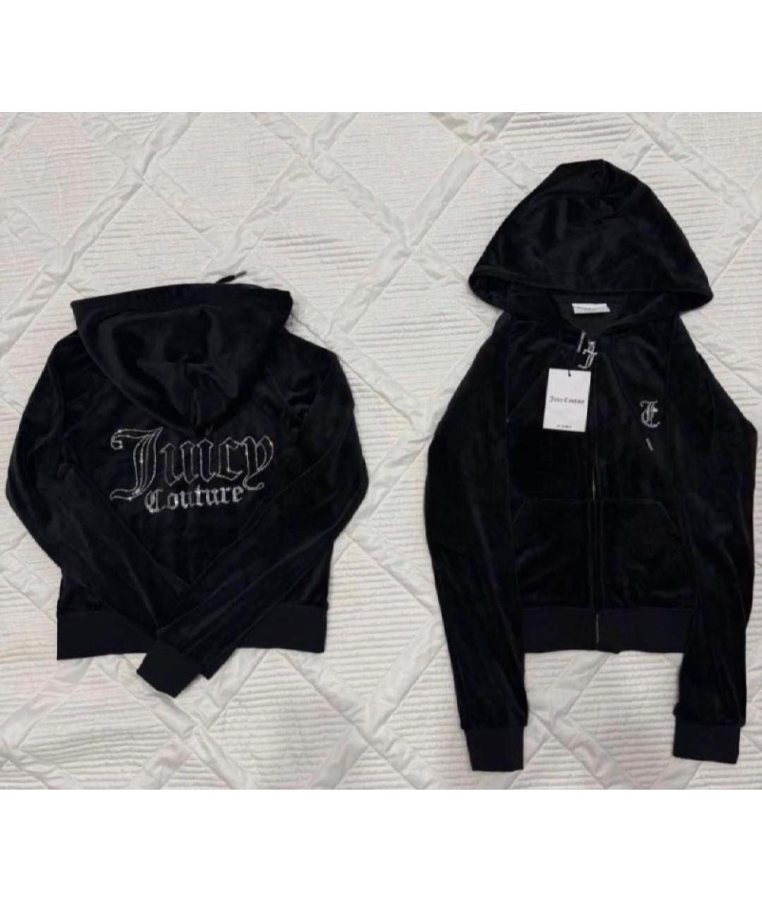 JUICY COUTURE Черный полиэстеровый костюм с брюками, фото 4