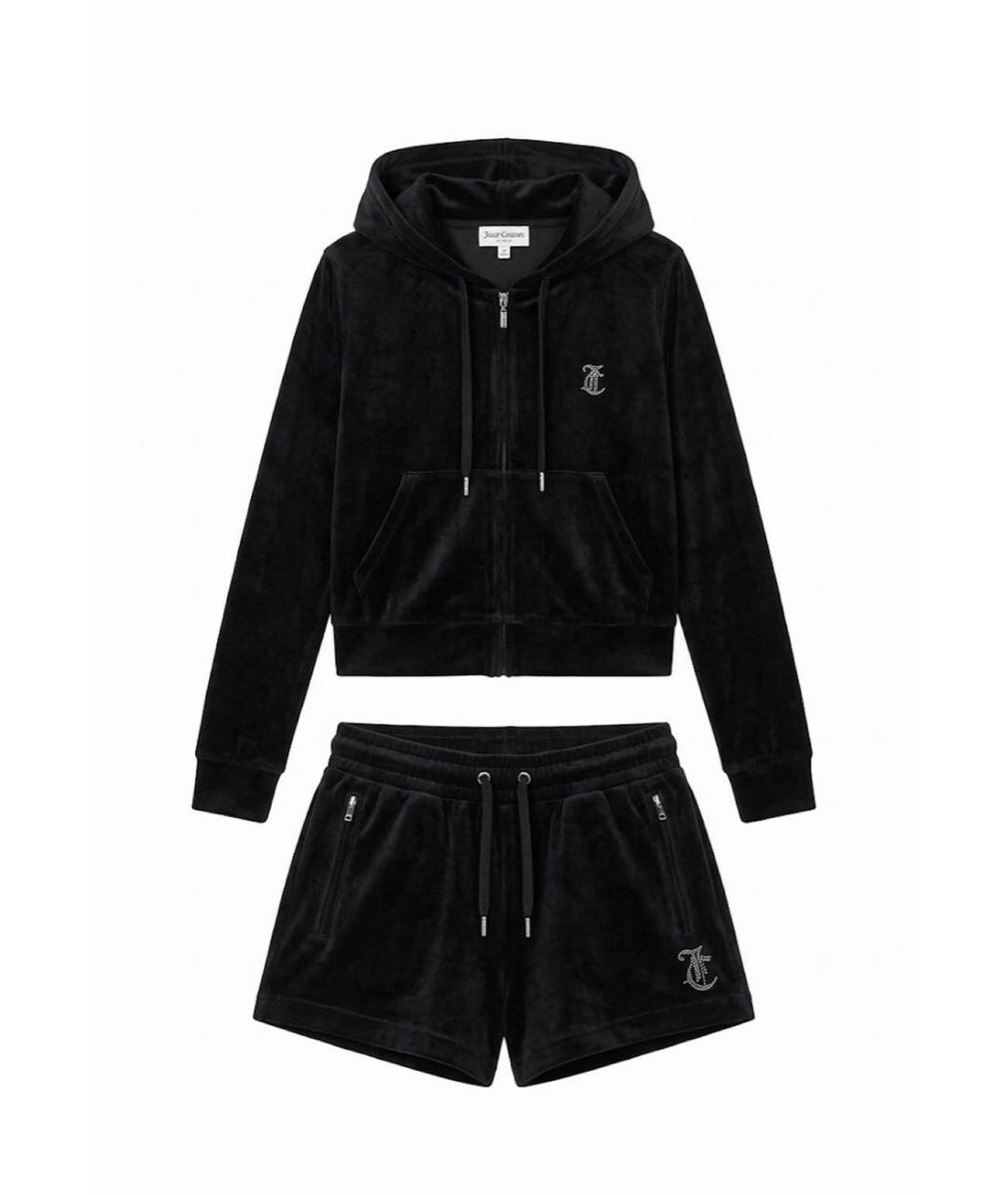 JUICY COUTURE Черный полиэстеровый костюм с брюками, фото 9
