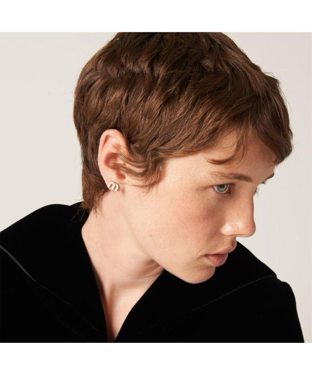 MIU MIU Латунные серьги, фото 5