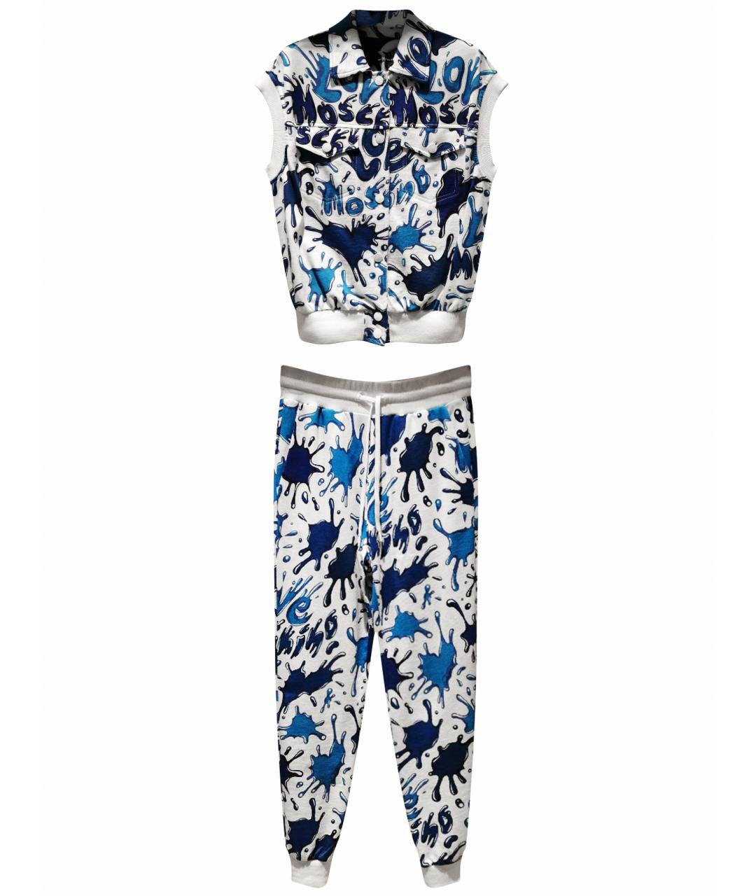 LOVE MOSCHINO Мульти хлопковый костюм с брюками, фото 1