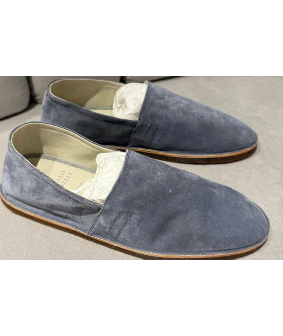 BRUNELLO CUCINELLI Замшевые мокасины, фото 3