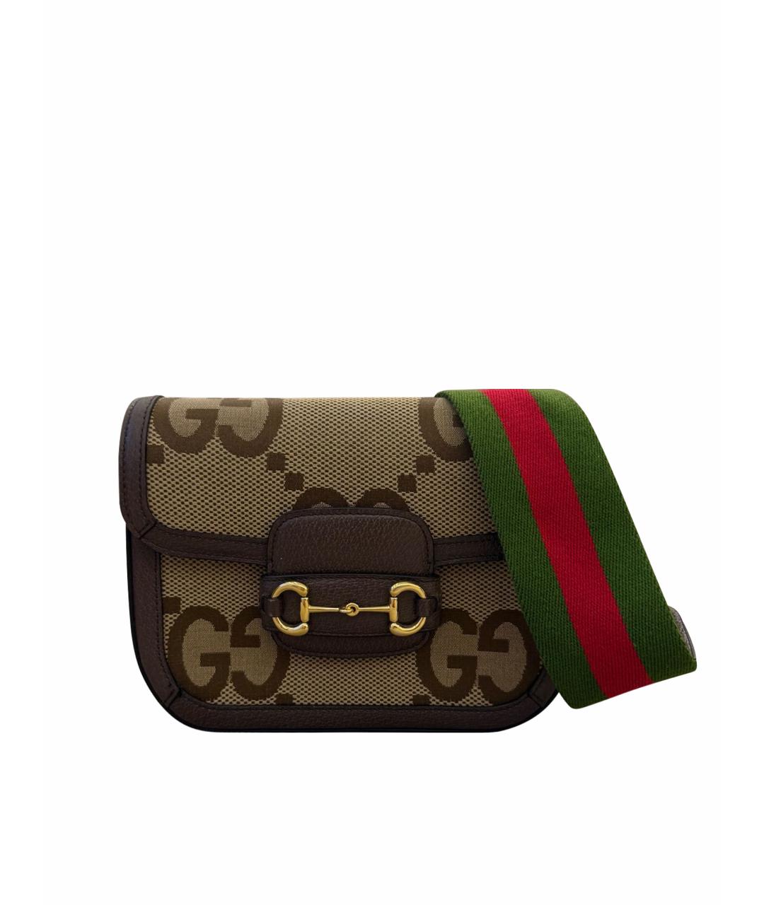 GUCCI Коричневая сумка через плечо, фото 1