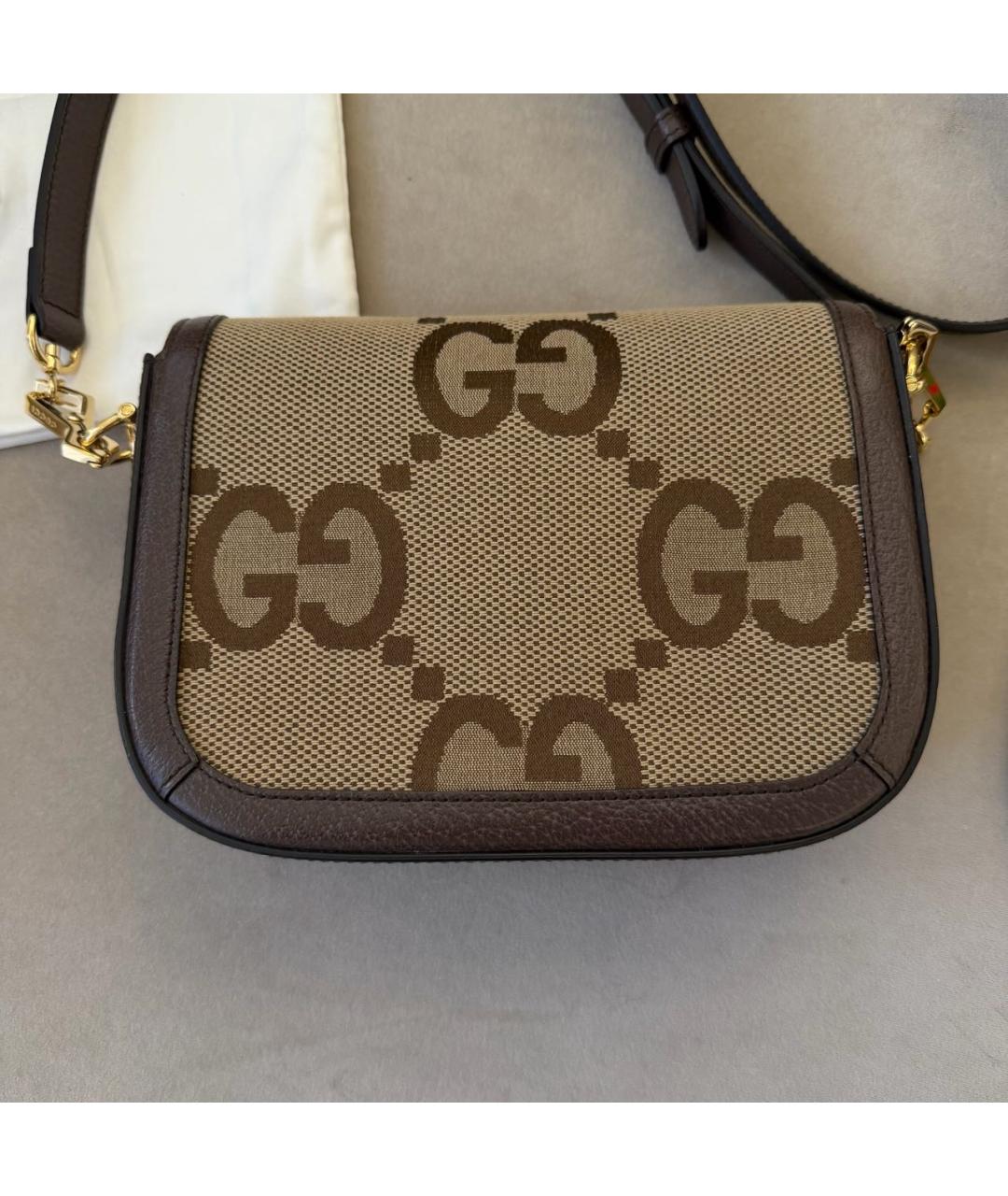 GUCCI Коричневая сумка через плечо, фото 3