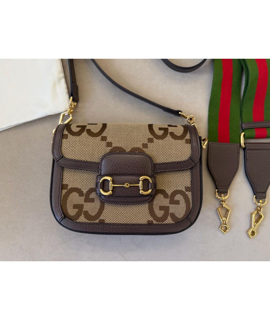 GUCCI Коричневая сумка через плечо, фото 6