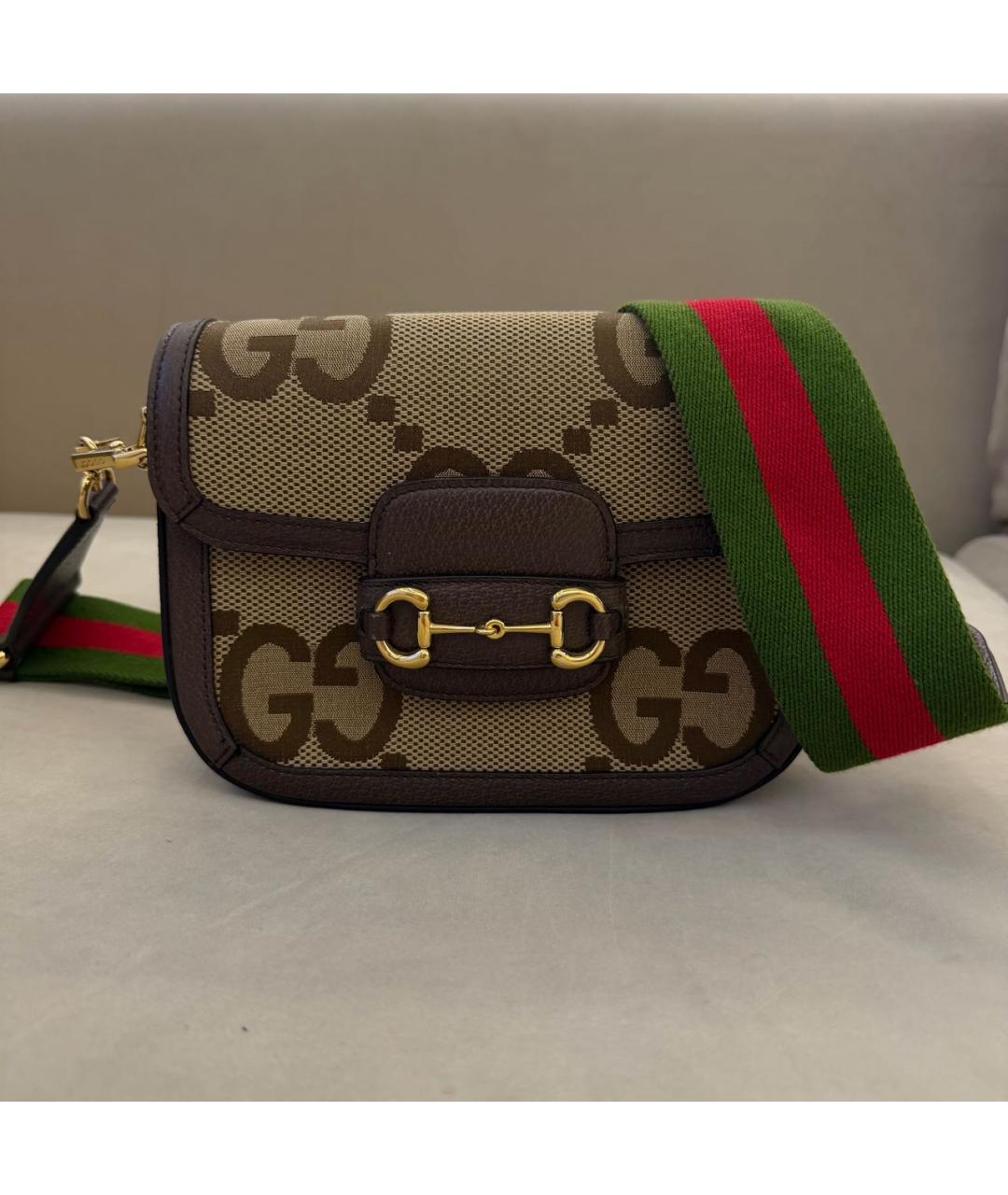 GUCCI Коричневая сумка через плечо, фото 9