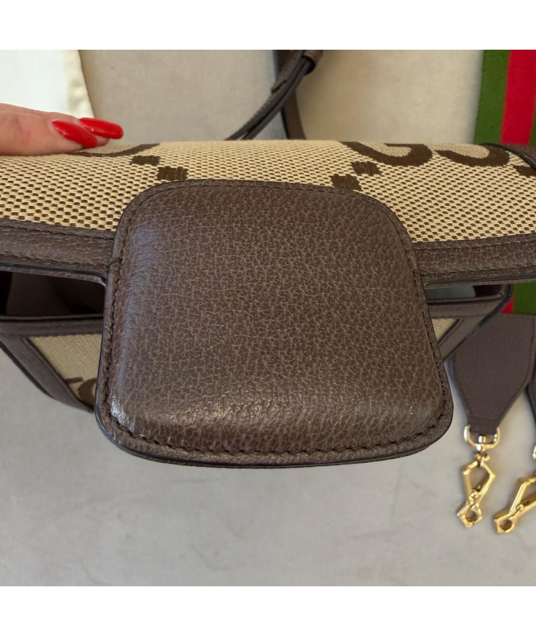 GUCCI Коричневая сумка через плечо, фото 8