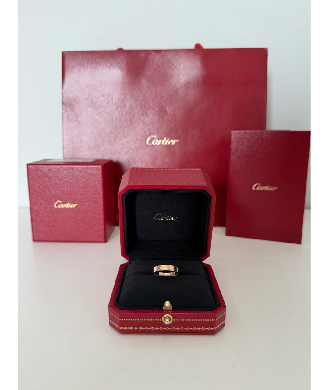 CARTIER Золотое кольцо из розового золота, фото 5