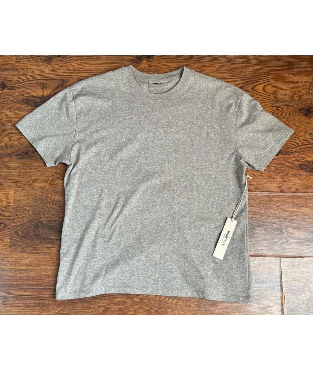 FEAR OF GOD ESSENTIALS Серая хлопковая футболка, фото 8