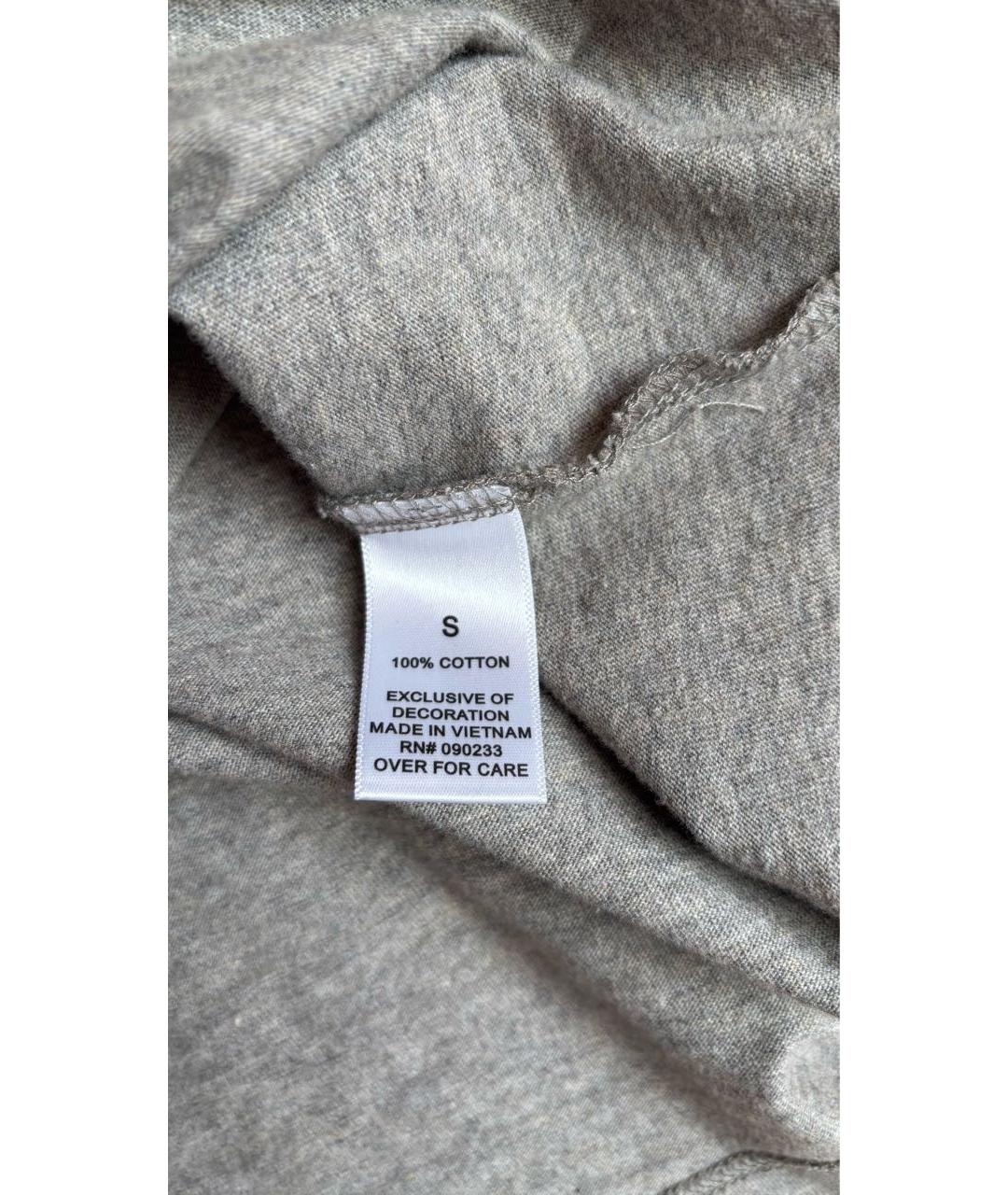 FEAR OF GOD ESSENTIALS Серая хлопковая футболка, фото 5