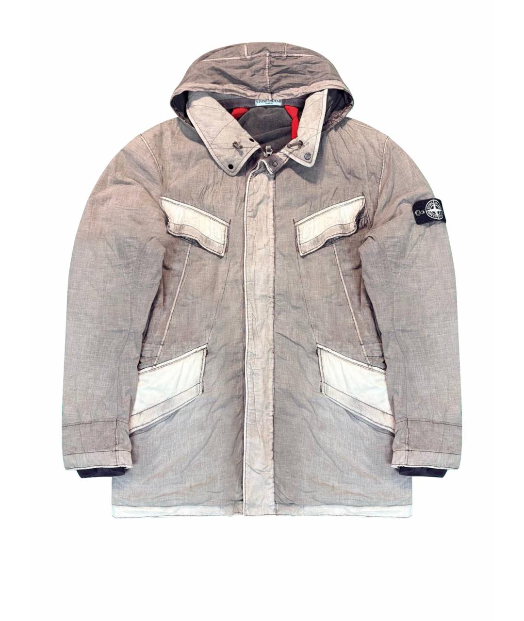 STONE ISLAND SHADOW PROJECT Антрацитовая хлопко-эластановая куртка, фото 1