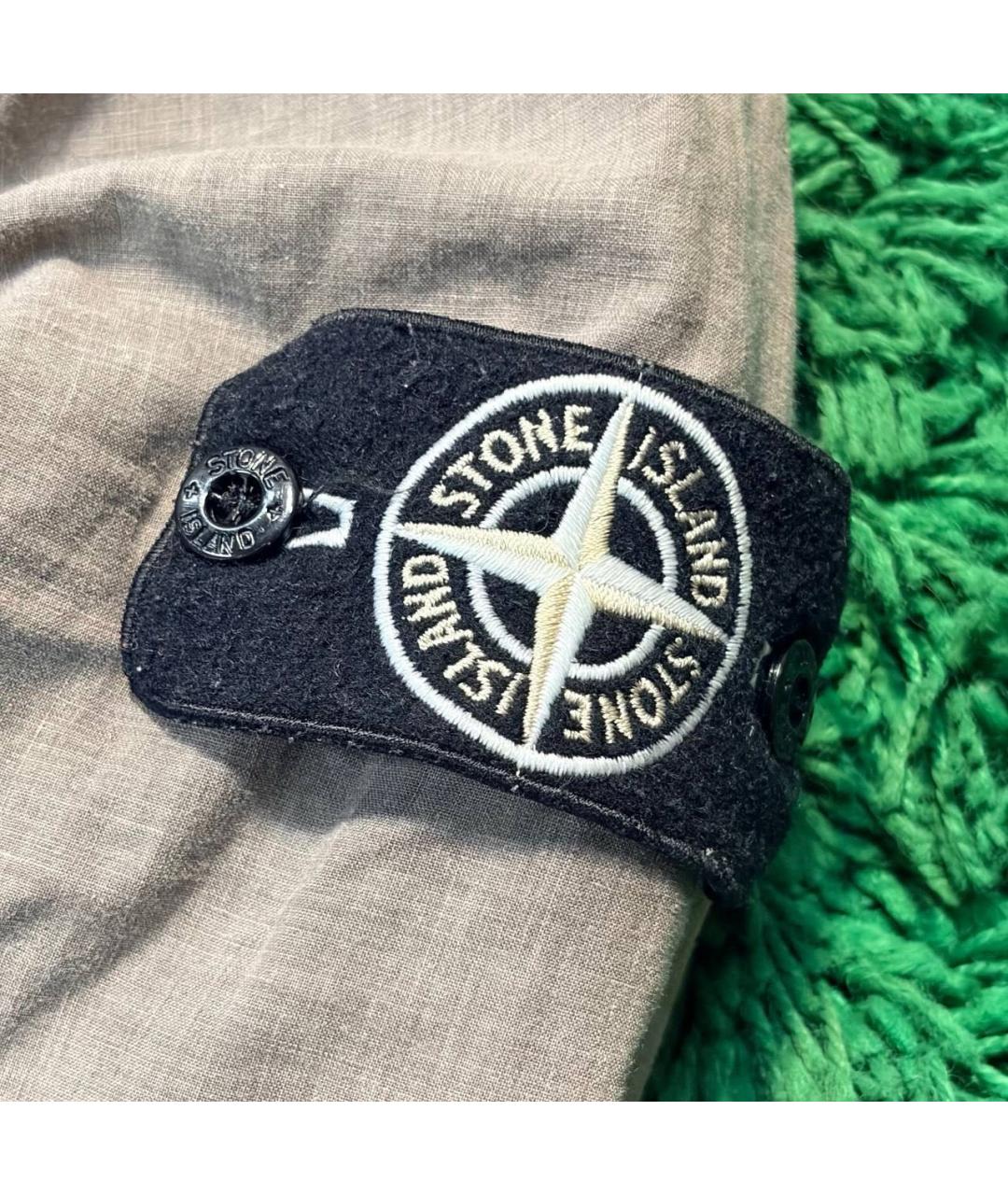 STONE ISLAND SHADOW PROJECT Антрацитовая хлопко-эластановая куртка, фото 3