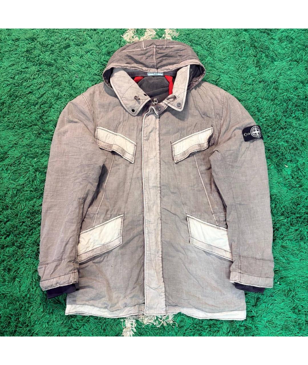 STONE ISLAND SHADOW PROJECT Антрацитовая хлопко-эластановая куртка, фото 5