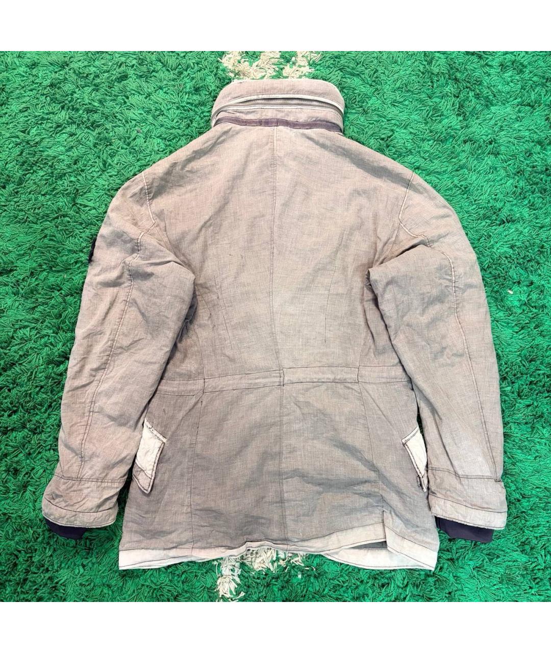 STONE ISLAND SHADOW PROJECT Антрацитовая хлопко-эластановая куртка, фото 2