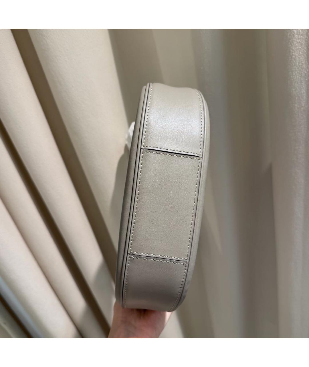 PINKO Антрацитовая кожаная сумка через плечо, фото 4