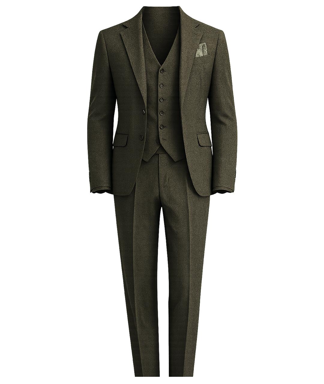 #MUMOFSIX Зеленый костюм-тройка, фото 1