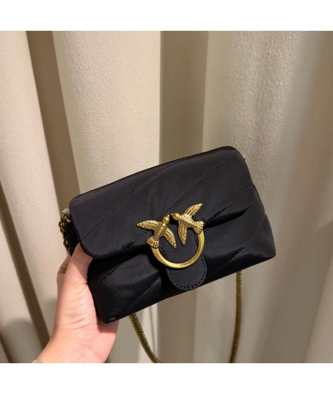 PINKO Черная сумка через плечо, фото 2
