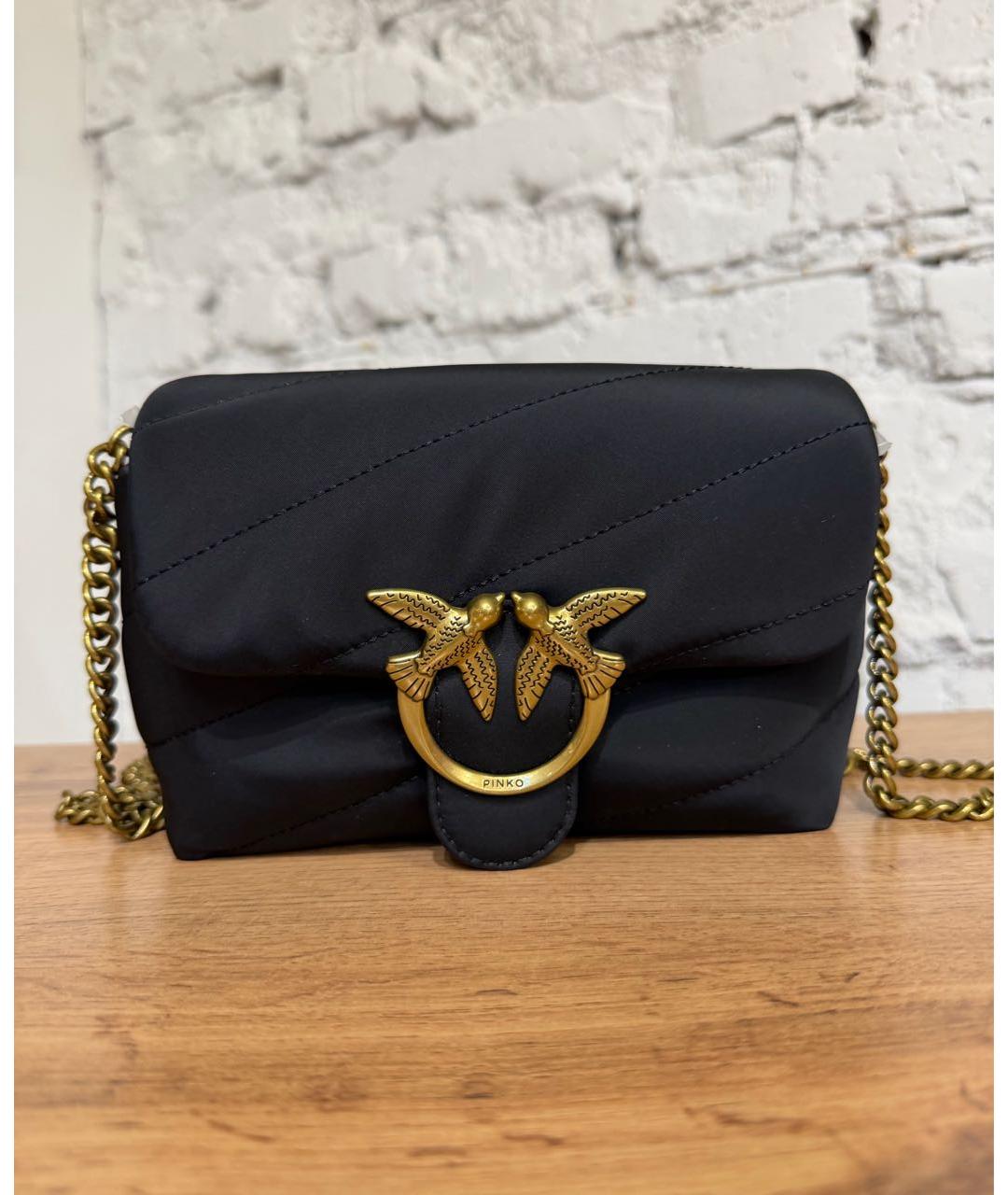 PINKO Черная сумка через плечо, фото 6
