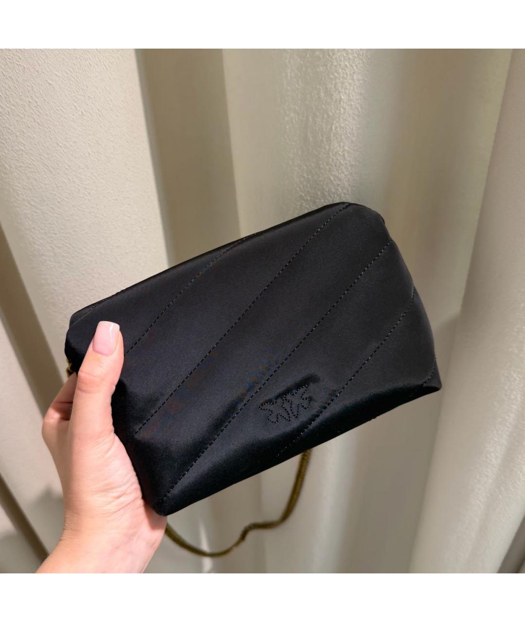 PINKO Черная сумка через плечо, фото 4