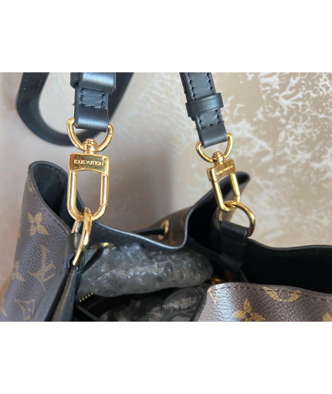 LOUIS VUITTON Коричневая сумка через плечо, фото 5