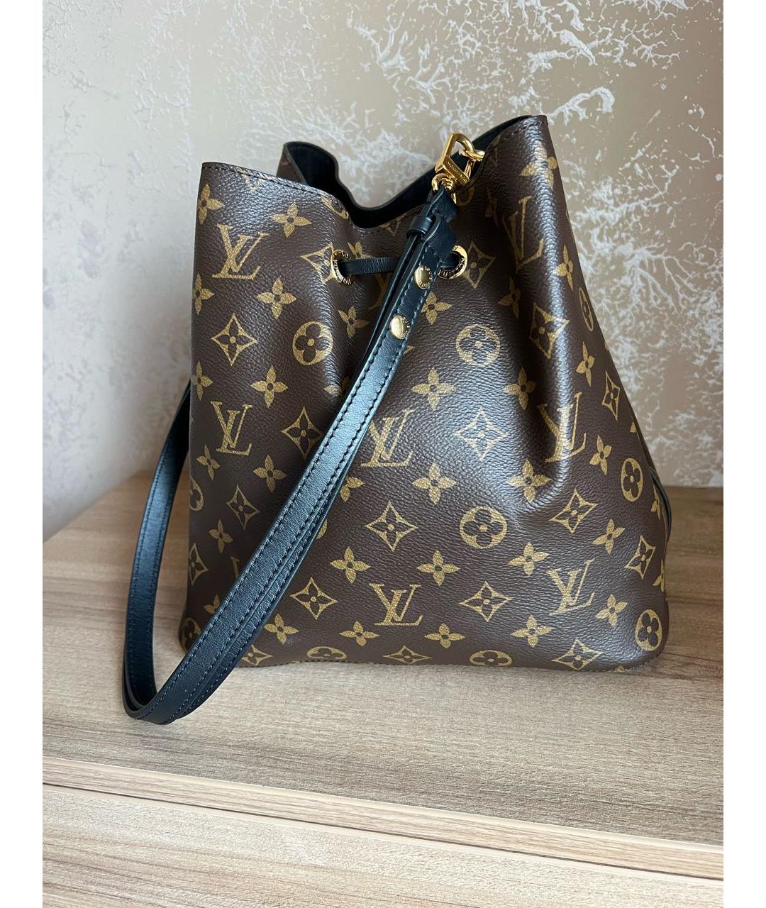 LOUIS VUITTON Коричневая сумка через плечо, фото 3