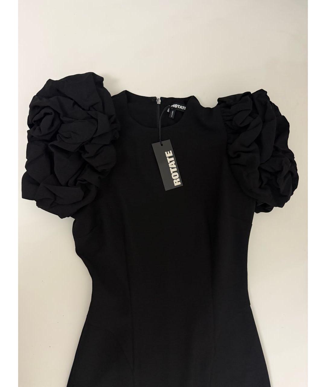 ROTATE Черное вечернее платье, фото 7