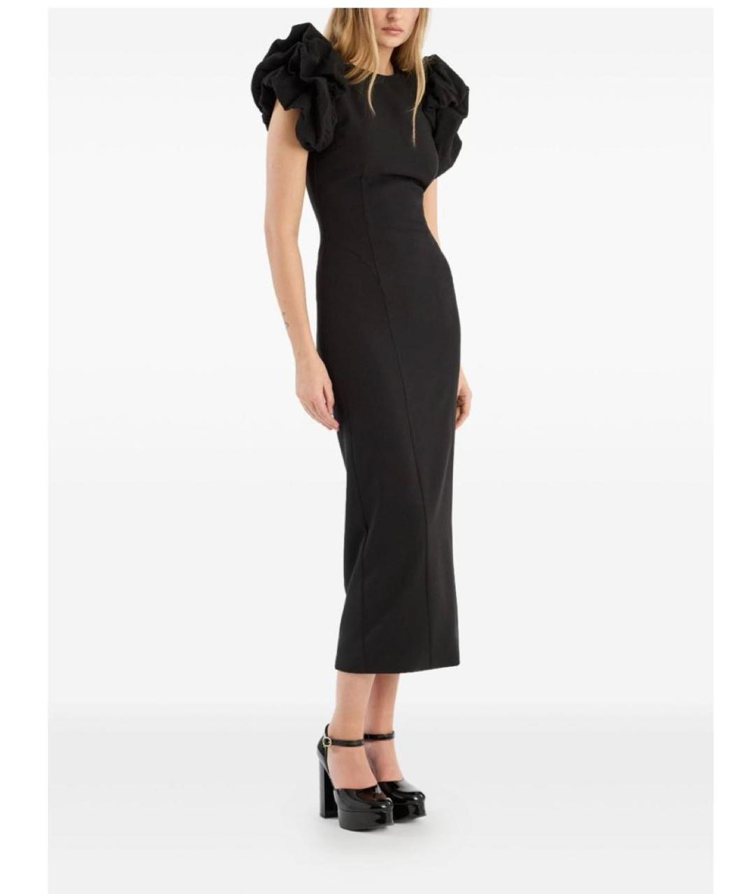 ROTATE Черное вечернее платье, фото 2