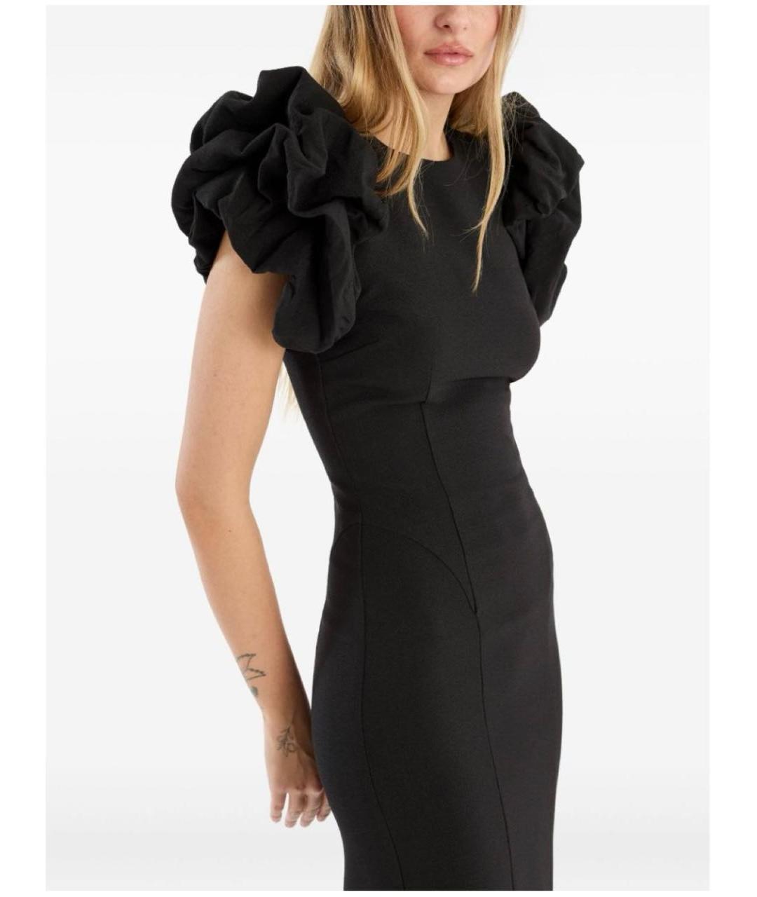 ROTATE Черное вечернее платье, фото 3