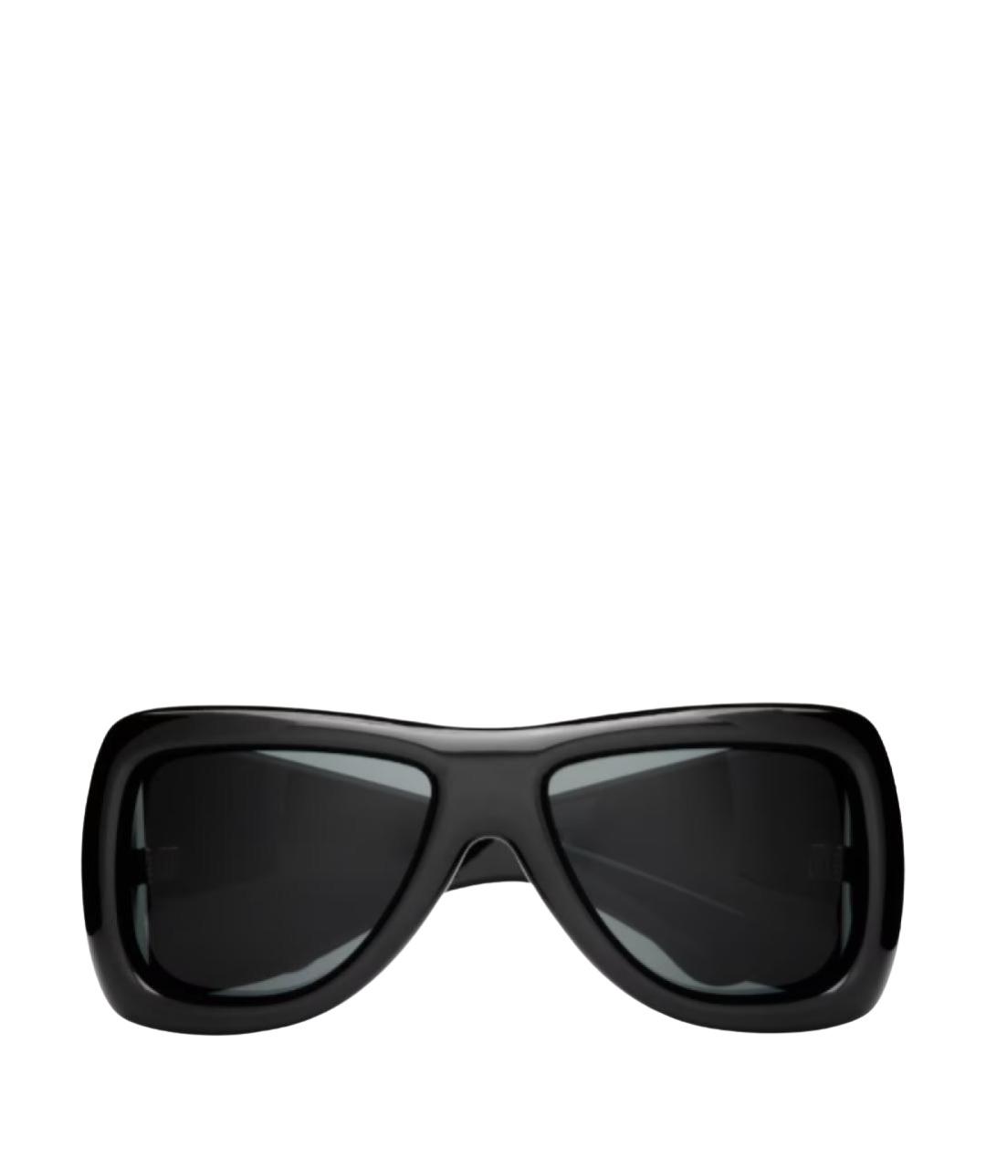 SAINT LAURENT Черные пластиковые солнцезащитные очки, фото 1