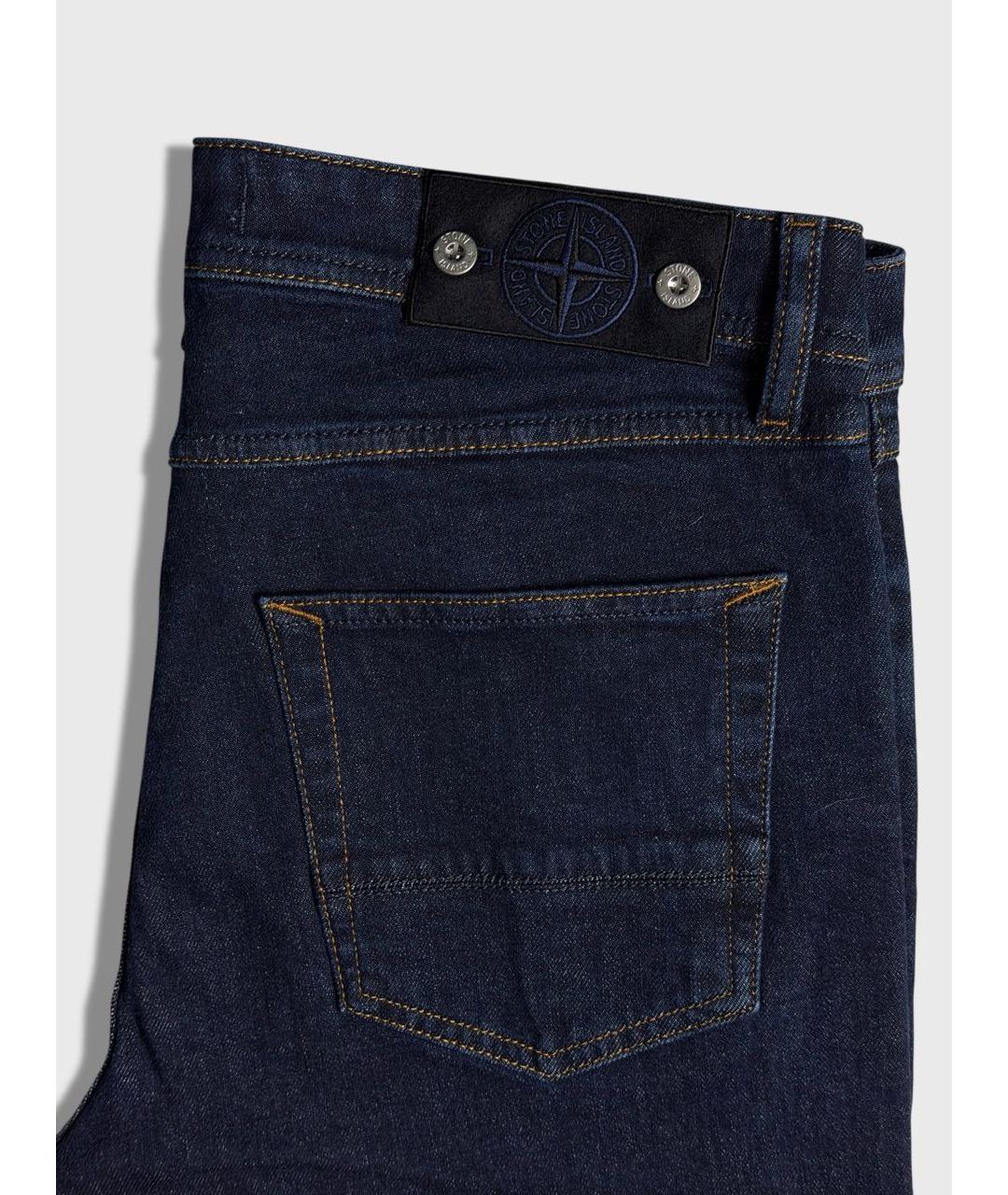 STONE ISLAND Темно-синие джинсы, фото 4