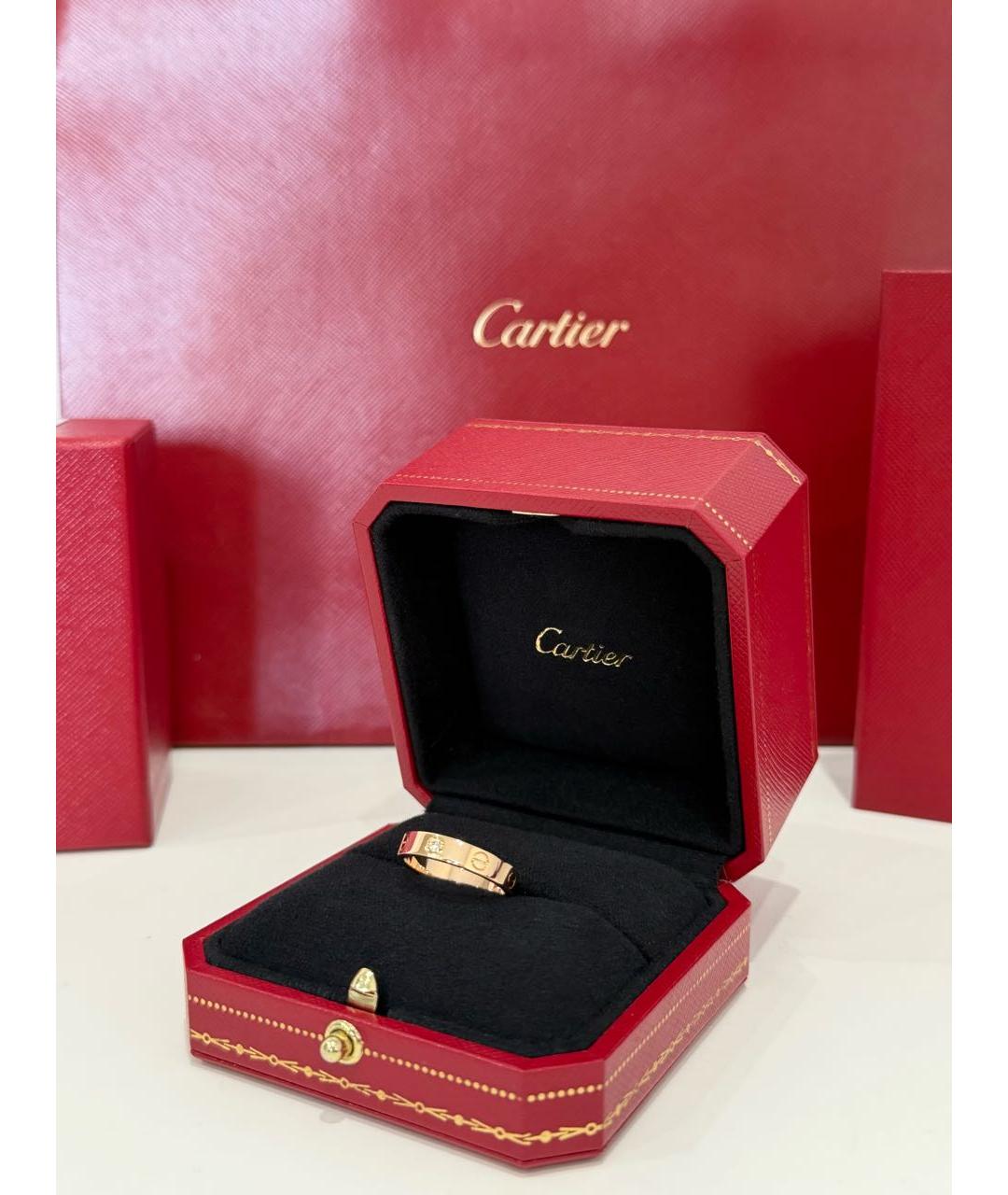 CARTIER Золотое кольцо из розового золота, фото 7
