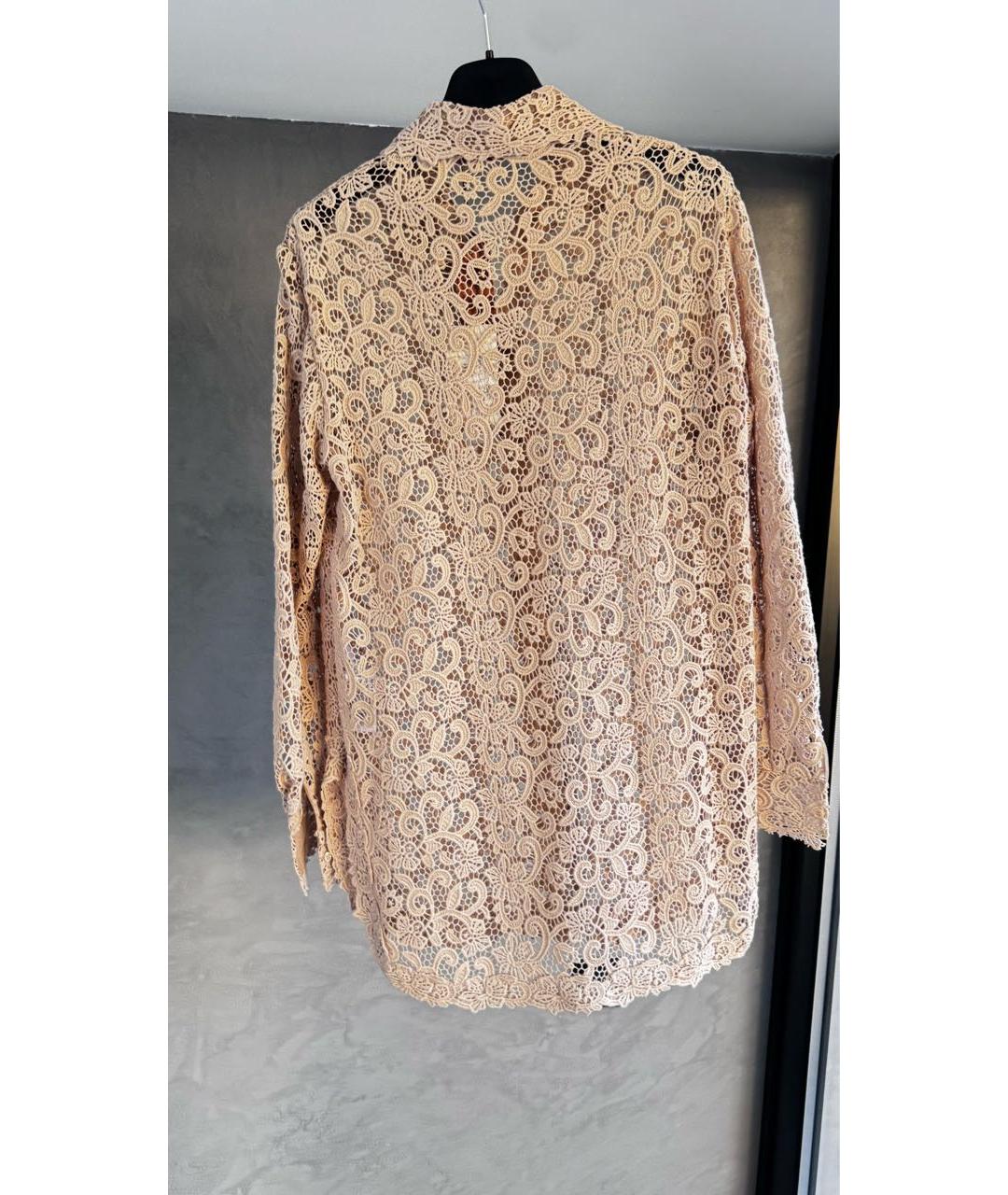 ERMANNO SCERVINO Бежевая рубашка, фото 4