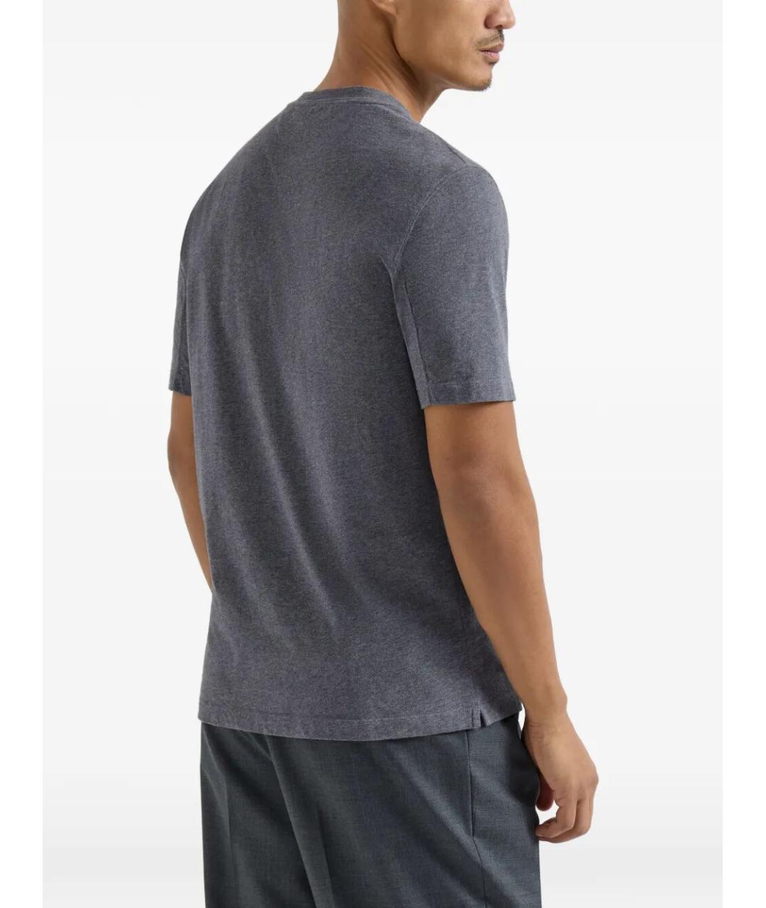 BRUNELLO CUCINELLI Хлопковая футболка, фото 4