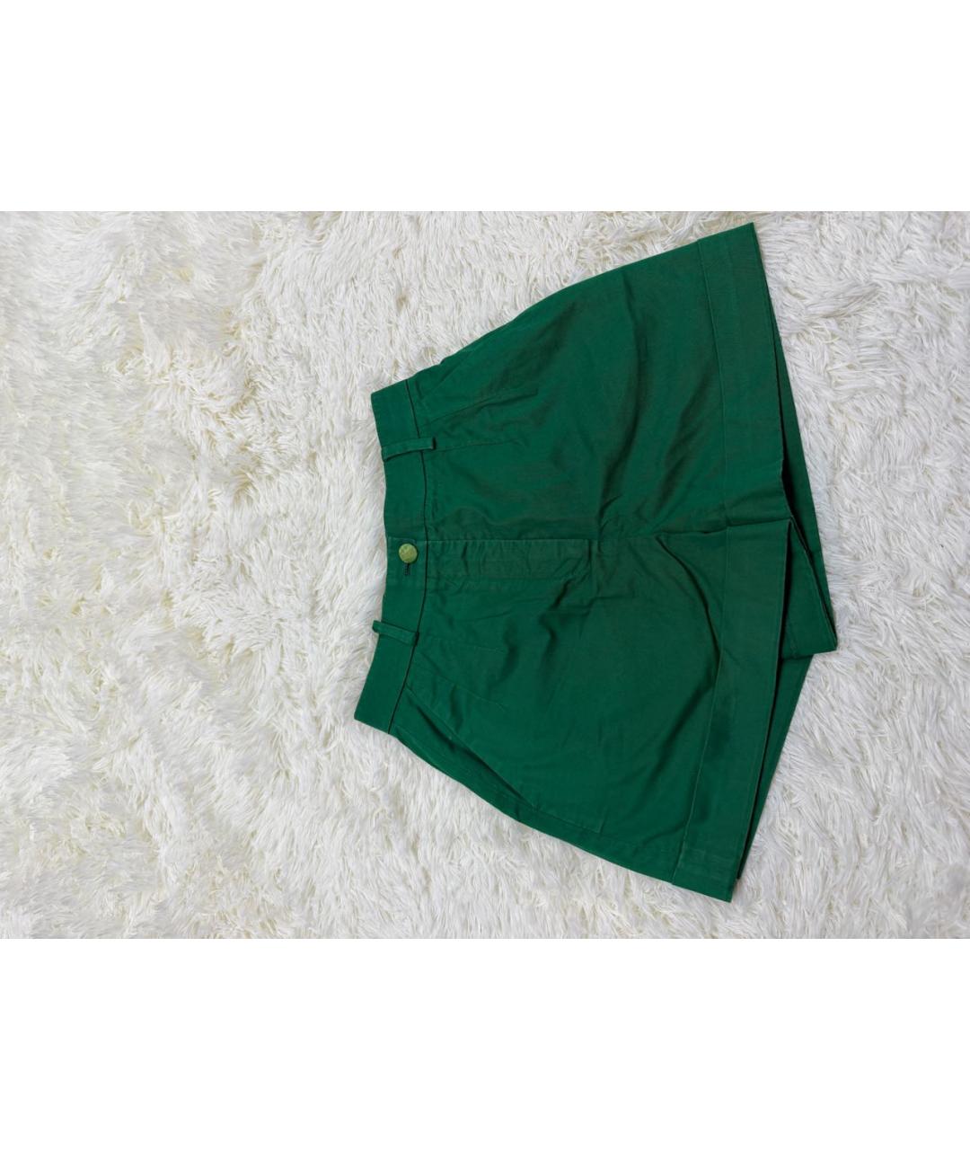 DOLCE&GABBANA Зеленые хлопковые шорты, фото 3