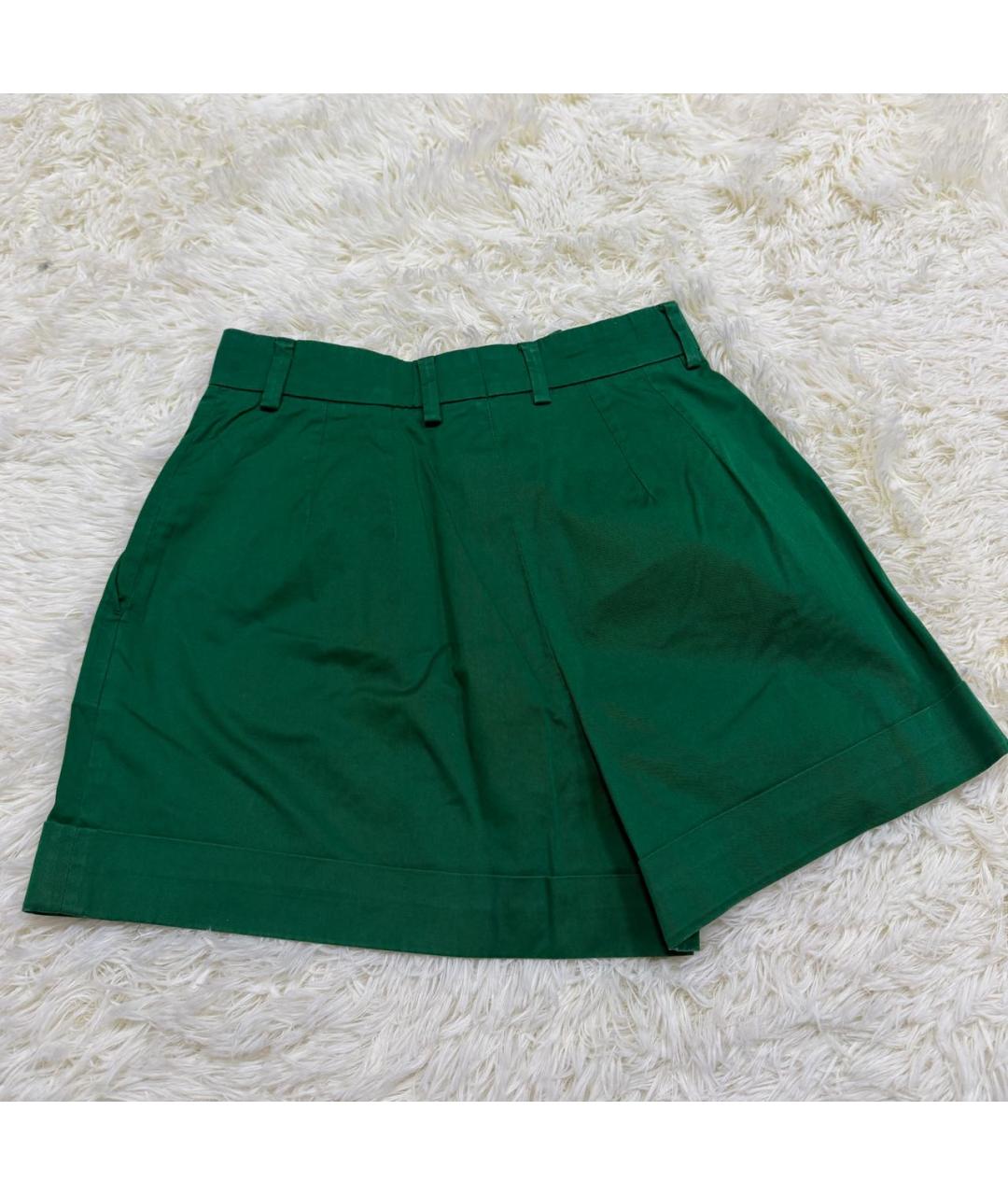 DOLCE&GABBANA Зеленые хлопковые шорты, фото 5