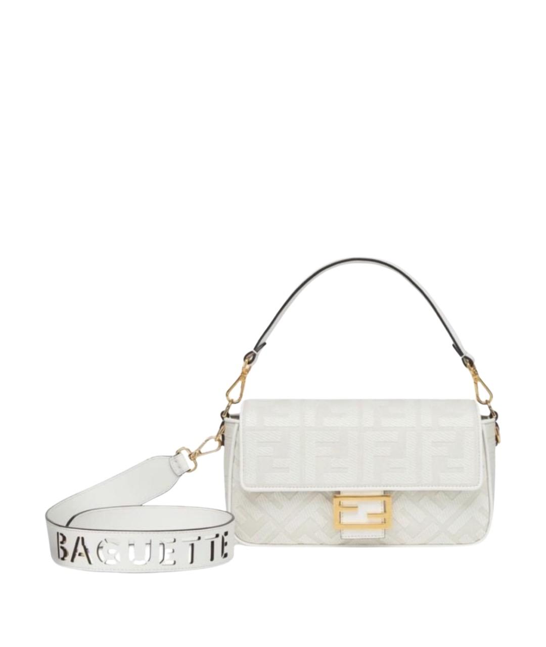 FENDI Белая сумка через плечо, фото 1