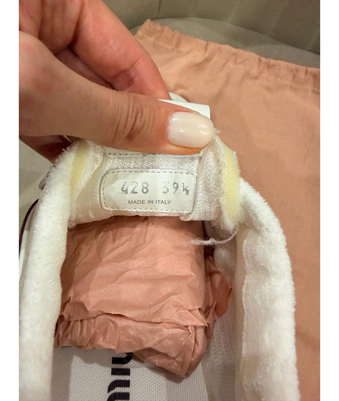 MIU MIU Белые кеды, фото 7