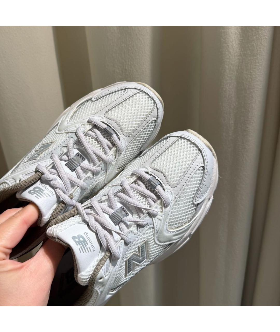 NEW BALANCE Белые кроссовки, фото 3